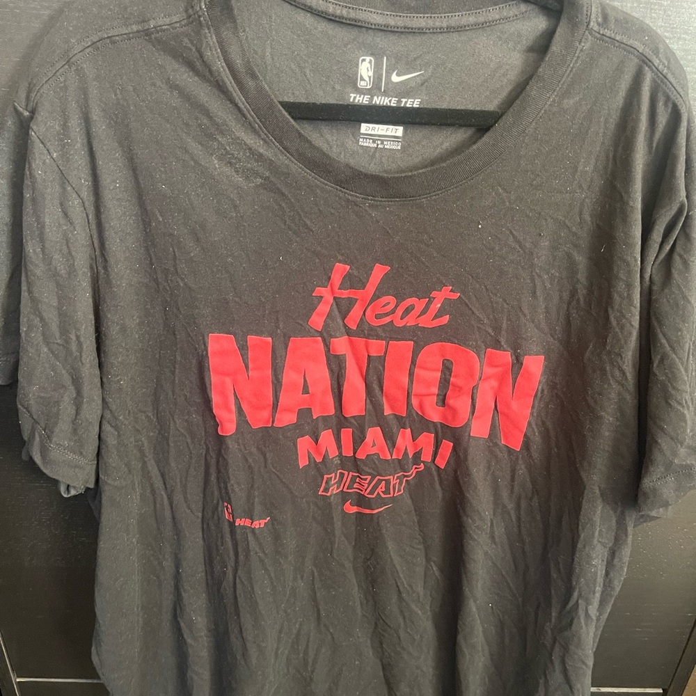 Men’s Nike Drifit Miami Heat t-shirt black, 3XL